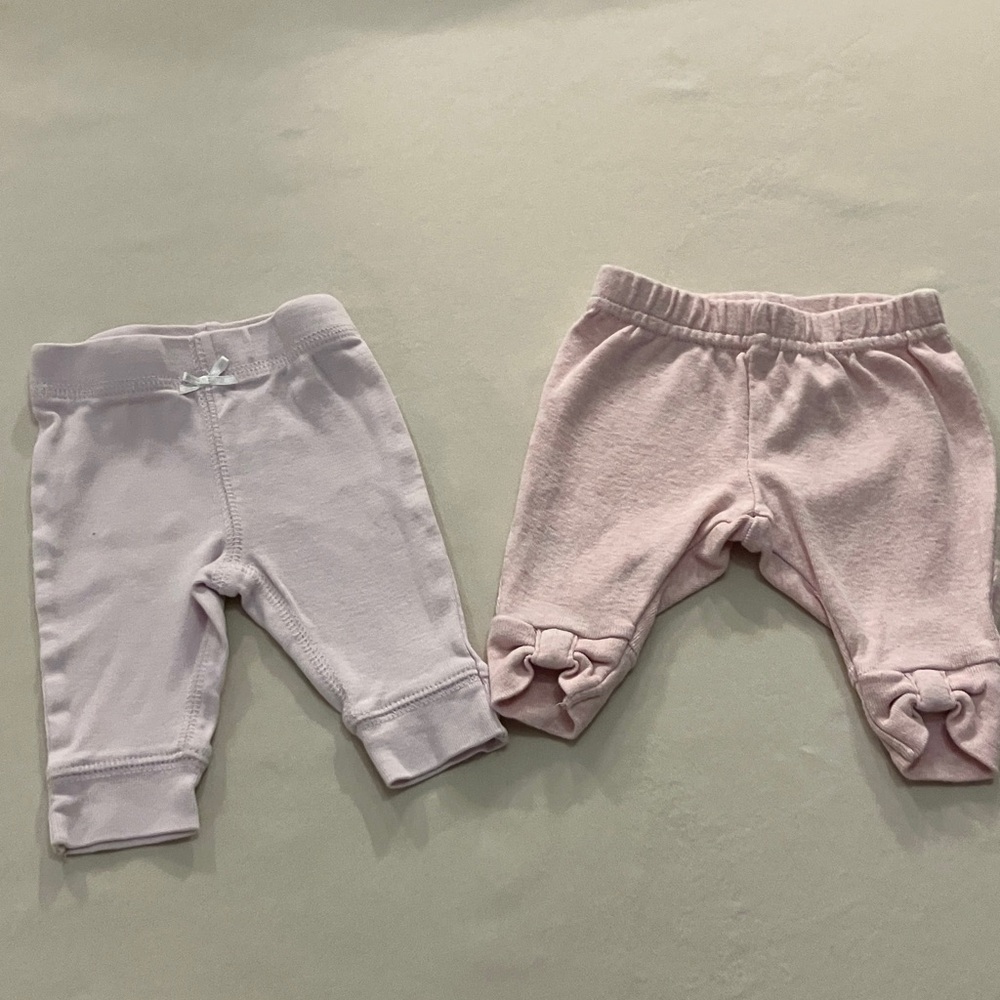 Carter's Soft Pink and Blush Leggings Set